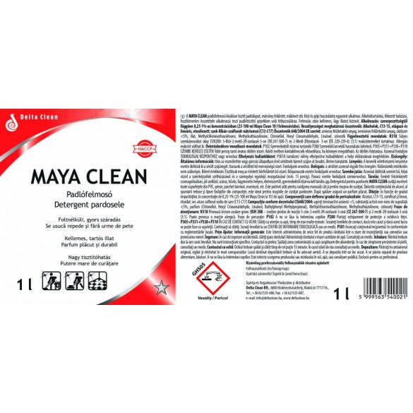 Maya Clean 1L - Alkoholos padló és felülettisztítószer