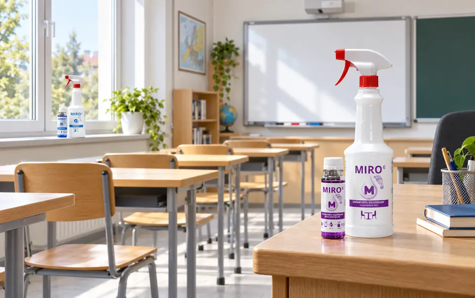 Delta Clean logóval hímzett tiszta törölközők ipari mosodában