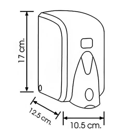 Vialli S5 – folyékonyszappan-adagoló – 500 ml