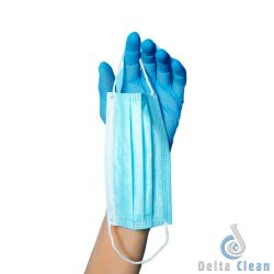 Kesztyű nitril kék  (100db/doboz)