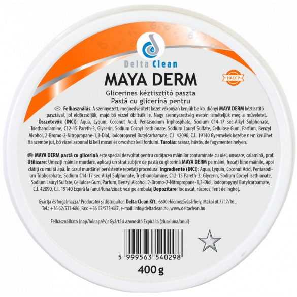 Maya Derm 400 g - Glicerines kéztisztító paszta