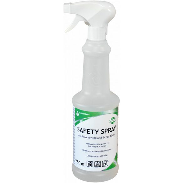 Safety Spray 750 ml - Alkoholos fertőtlenítőszer és tisztítószer