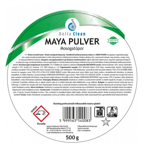 Maya Pulver 500 g - Mosogatópor
