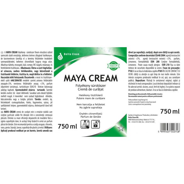 Maya Cream 1,2 kg (12 db/karton)