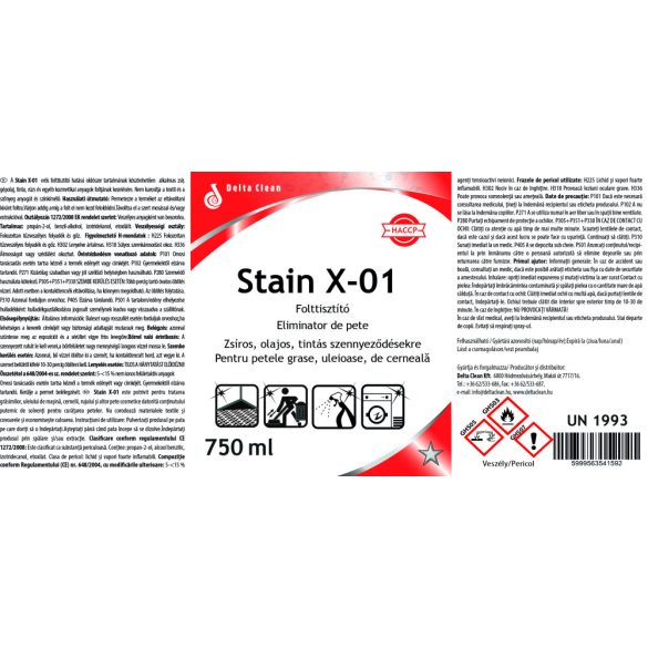 Stain X-01 750 ml (12 db/karton)