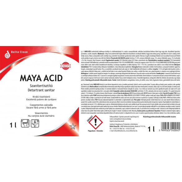 Maya Acid 1L - Szanitertisztító