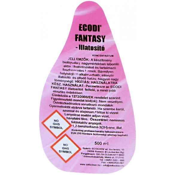 Ecodi Fantasy 500 ml - Illatosító koncentrátum