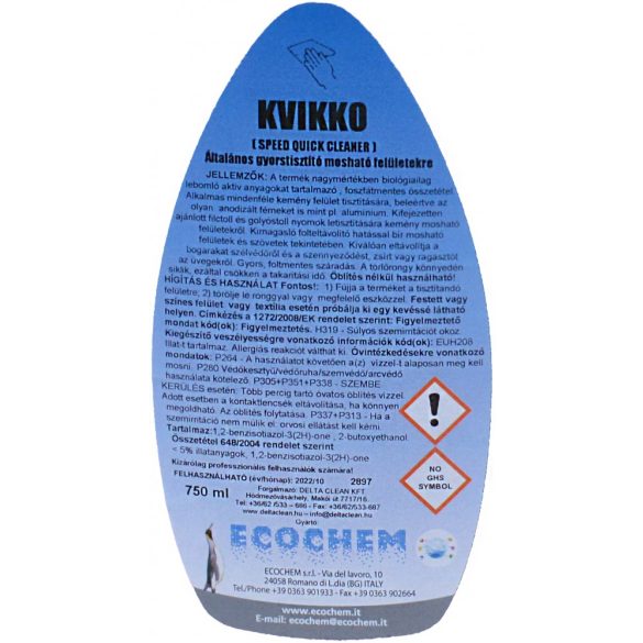 Kvikko 750 ml - Univerzális gyorstisztító