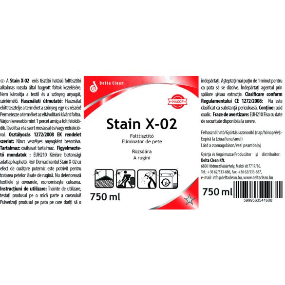 Stain X-02 750 ml