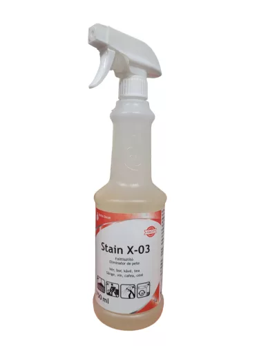 Stain X-03 – Folteltávolító spray vér-, bor-, kávé- és teafoltokra – 750 ml