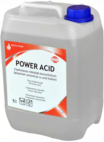 Power Acid – koncentrált vízkőoldó és savas tisztítószer – 5 l