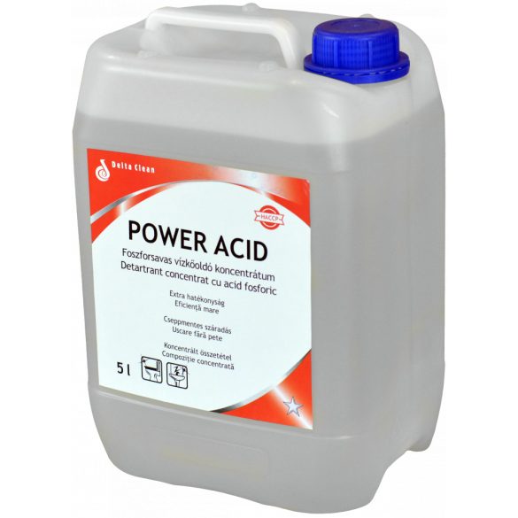 Power Acid 5L - Koncentrált vízkőoldó és savas tisztítószer
