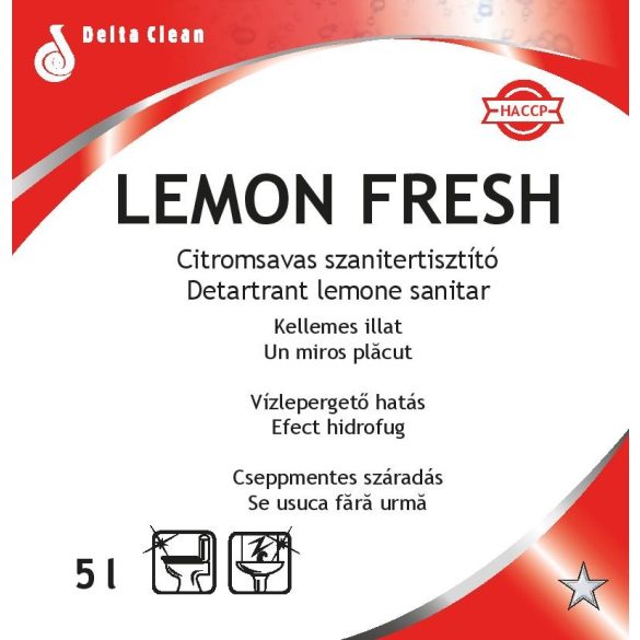 Lemon Fresh 5L - Citromsavas szanitertisztító