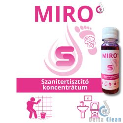   MIRO S 100 ml - Szanitertisztító koncentrátum (1 karton = 12 db) + 1 db keverőflakon