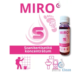 MIRO S 100 ml - Szanitertisztító koncentrátum (1 karton = 12 db) + 1 db keverőflakon