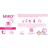 MIRO S 100 ml - Szanitertisztító koncentrátum (1 karton = 12 db) + 1 db keverőflakon