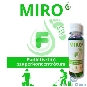 MIRO F 100 ml - Padlótisztító szuperkoncentrátum (1 karton = 12 db) + 1 db keverőflakon