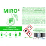 MIRO F 100 ml - Padlótisztító szuperkoncentrátum (1 karton = 12 db) + 1 db keverőflakon