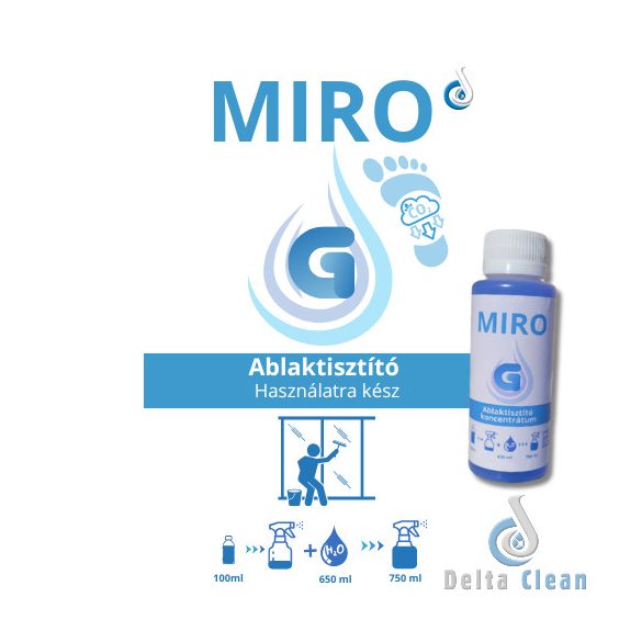 MIRO G 100 ml- Ablaktisztító koncentrátum