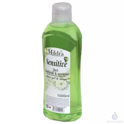   Mildra Sensitive – 2 az 1-ben tusfürdő és sampon – 1 l
